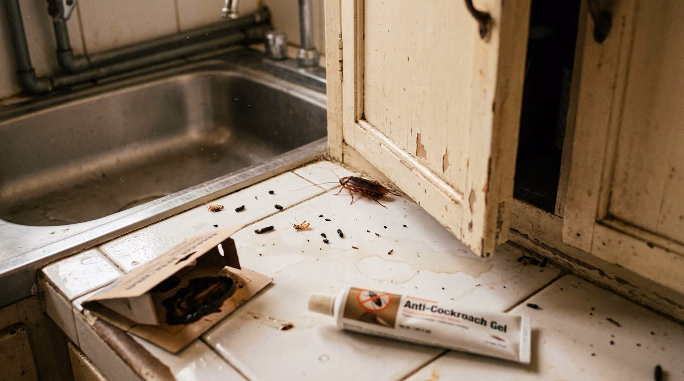 Cafards dans la maison : causes, dangers et solutions