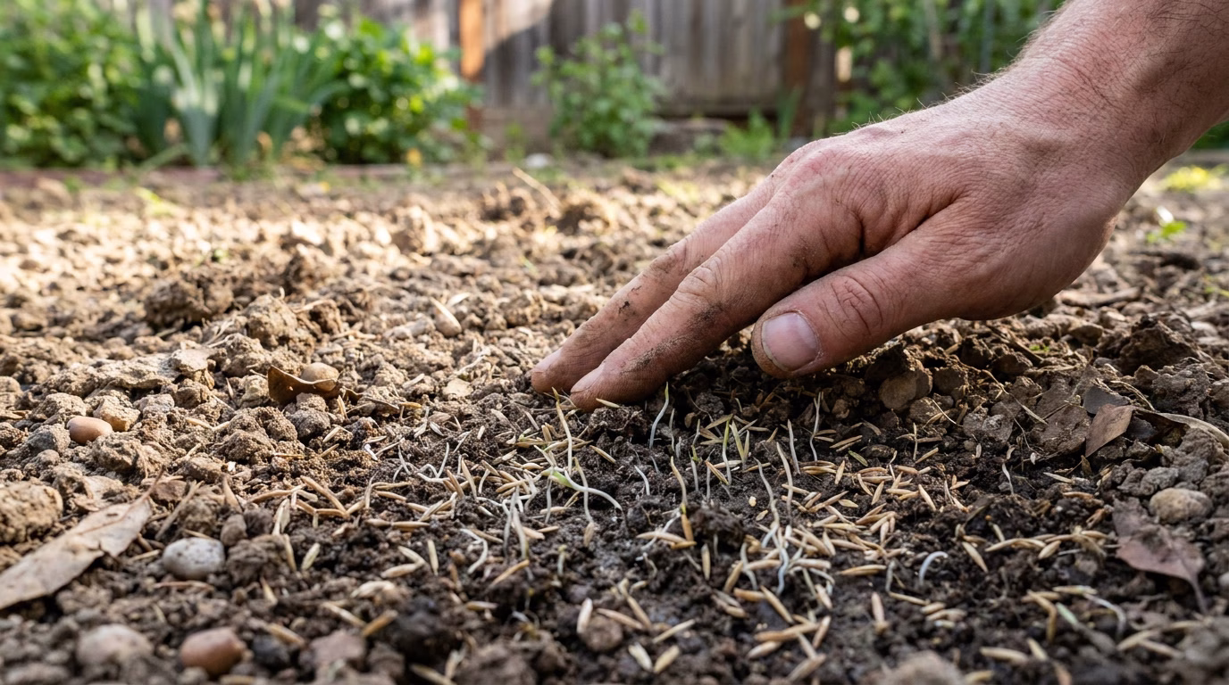 Gazon qui ne pousse pas au bout de 2 semaines : causes et solutions